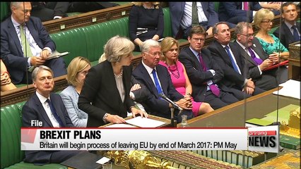 Britain will begin process of leaving EU by end of March: PM May
