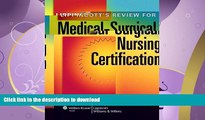 READ  Lippincott s Review for Medical-Surgical Nursing Certification (LWW, Springhouse Review for