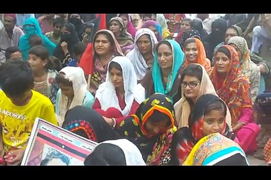 Ayaz Latif Palijo Leading QAT's Hunger Strike at Hyderabad Press Club against Zulfqarabad (03)