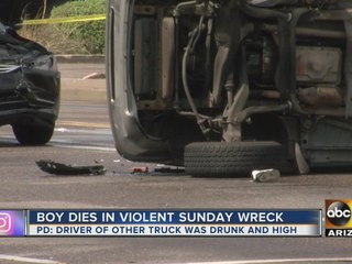 Young boy dies after being thrown from truck bed in Phoenix