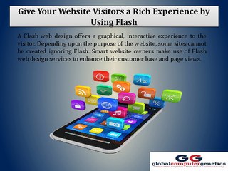 Give Your Website Visitors a Rich Experience by Using Flash