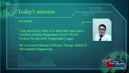 Certified Arduino Programmer Level I-Course Preview (USD 19)