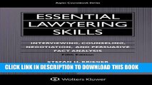 [PDF] Essential Lawyering Skills (Aspen Coursebook) [Online Books]