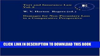 [PDF] Damages for Non-Pecuniary Loss in a Comparative Perspective (Tort and Insurance Law) [Full