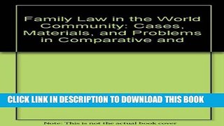 [PDF] Family Law in the World Community: Cases, Materials, and Problems in Comparative and