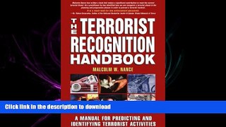 FAVORIT BOOK The Terrorist Recognition Handbook: A Manual for Predicting and Identifying Terrorist