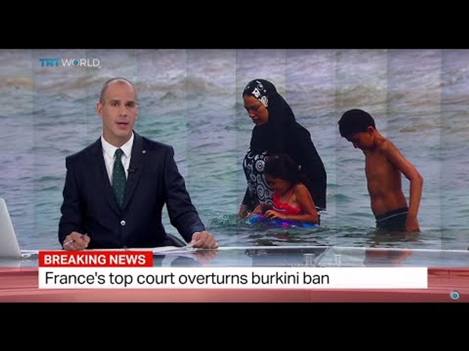 France Burkini Ban: France's top court overturns burkini ban, Stefan De Vries reports