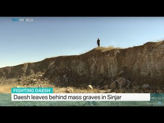 Скачать видео: DAESH leaves behind mass graves in Sinjar, Nicole Johnston reports