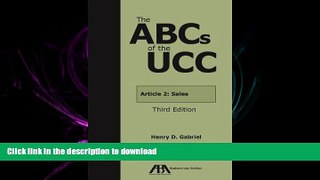 READ THE NEW BOOK ABCs of the UCC Article 2: Sales READ PDF BOOKS ONLINE