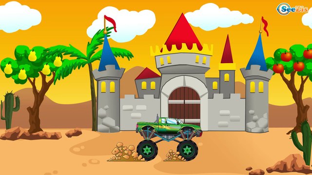 Cartoon for kids about Monster Truck and Garbage Truck | Cars & Trucks Cartoons 54 Episode