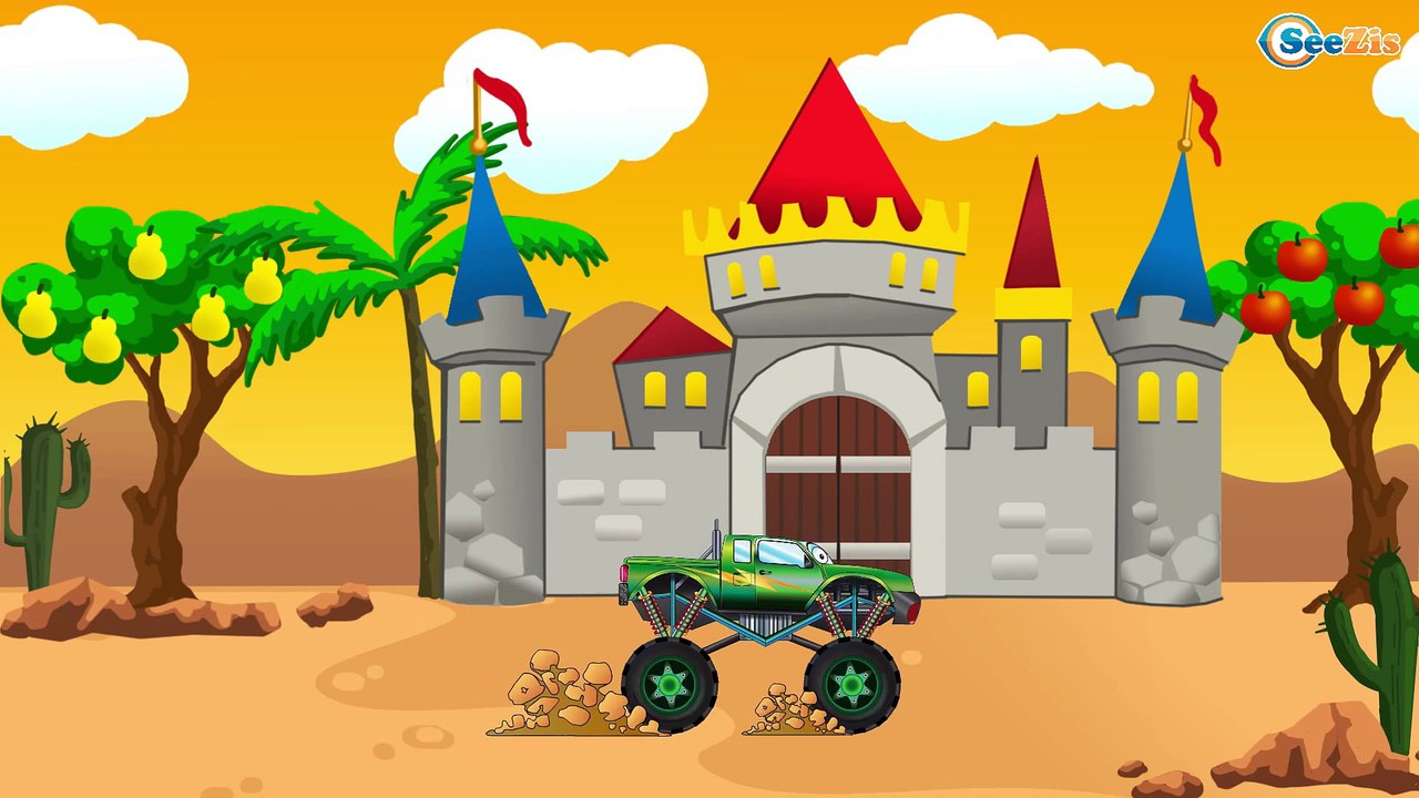 Cartoon for kids about Monster Truck and Garbage Truck | Cars & Trucks Cartoons 54 Episode