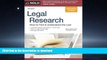 DOWNLOAD Legal Research: How to Find   Understand the Law FREE BOOK ONLINE