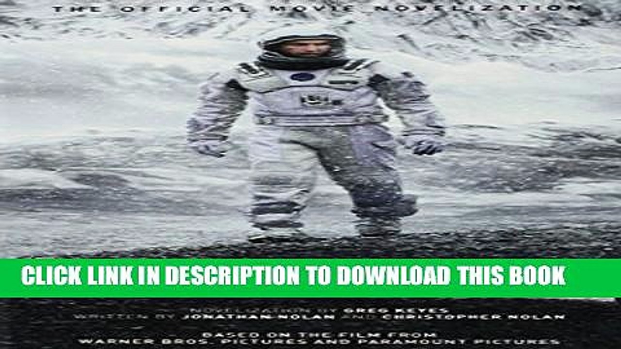 [PDF] Interstellar: The Official Movie Novelization Full Online