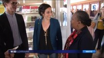 Visite de Christiane TAUBIRA à Nancy, en présence de Chaynesse KHIROUNI, Députée de Meurthe-et-Moselle