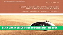 [PDF] Counseling Strategies and Interventions (8th Edition) (Interventions that Work Series)
