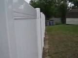 how to correctly install six 6' foot vinyl privacy fence - fencing tricks to proper installation-Vavj6T7avb0