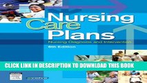[PDF] Nursing Care Plans: Nursing Diagnosis and Intervention, 6e (Nursing Care Plans: Nursing