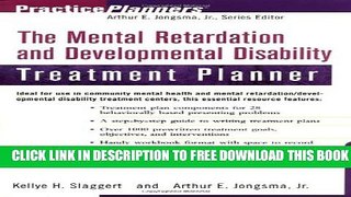 [PDF] The Mental Retardation and Developmental Disability Treatment Planner Full Online