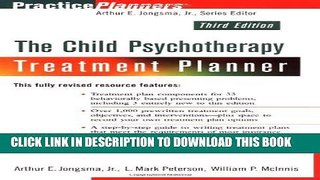 New Book The Child Psychotherapy Treatment Planner (PracticePlanners)