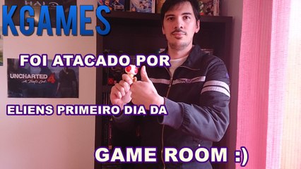 VLOG - GAME ROOM PRIMEIRO DIA K FOI ATACADO POR ELIENS LOL