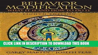 New Book Behavior Modification: What It Is And How To Do It, 8th Edition