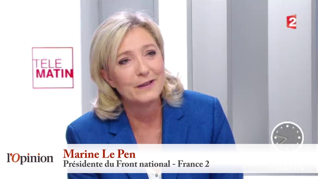 Marine Le Pen - Primaire de la droite: « Ça n’est pas notre affaire »
