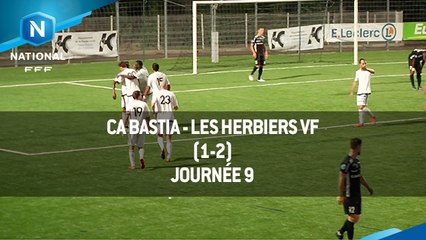 J9 : CA Bastia - Les Herbiers VF (1-2), le résumé