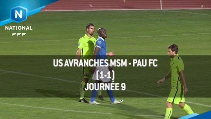 J9 : US Avranches MSM - Pau FC (1-1), le résumé