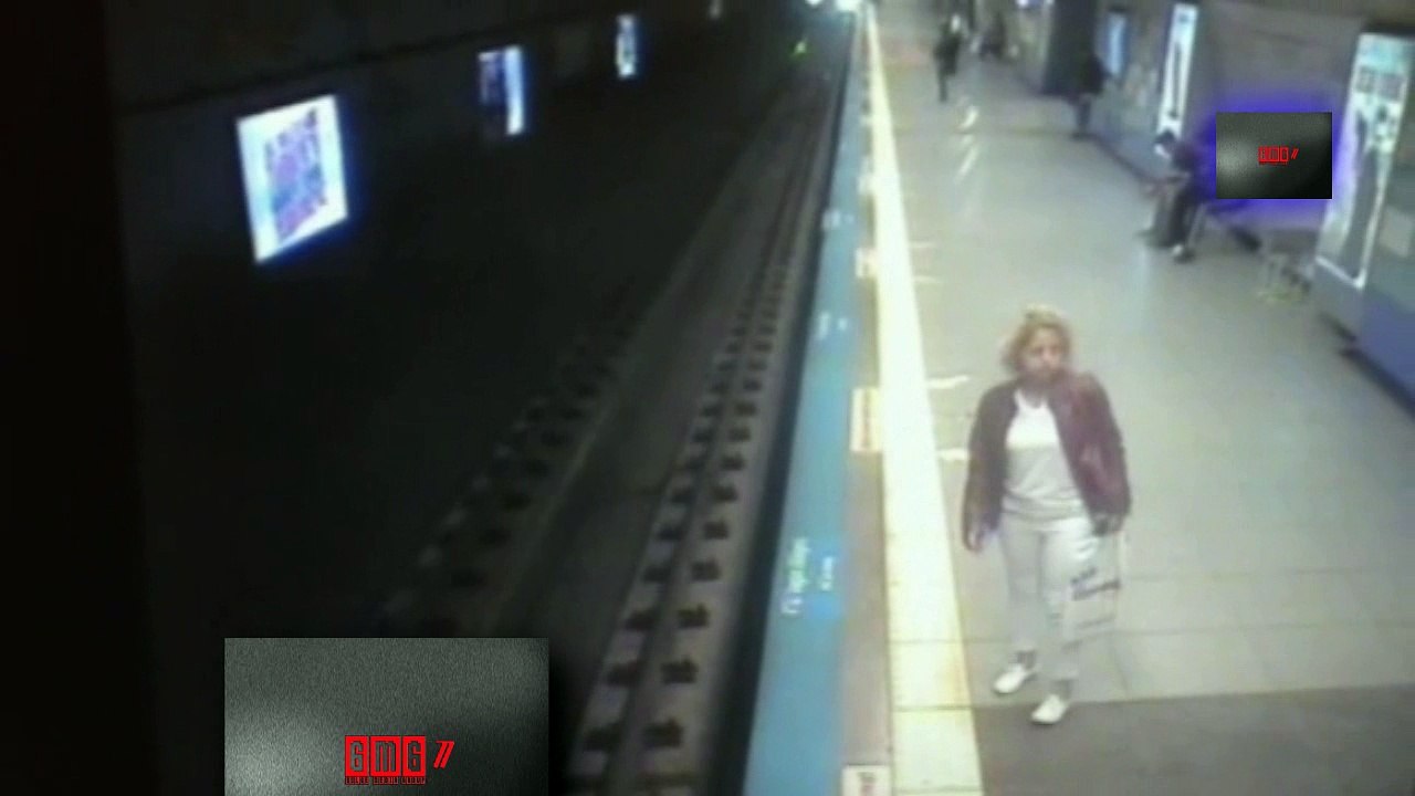 Metroda intihar Anı Saniye Saniye Görüntülendi