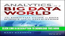 New Book Analytics in a Big Data World: The Essential Guide to Data Science and its Applications