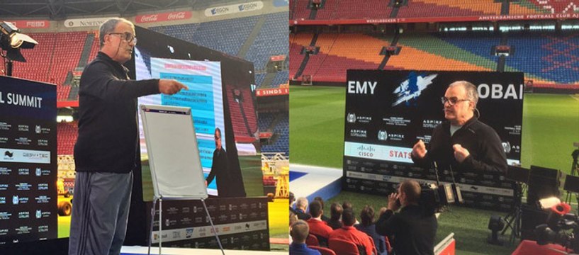 Quand Bielsa parle football à Amsterdam