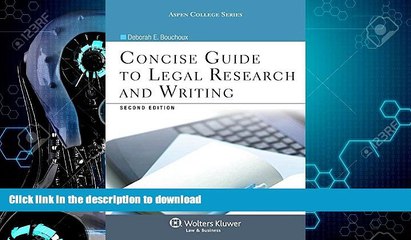 READ THE NEW BOOK Concise Guide To Legal Research and Writing, Second Edition (Aspen College) READ