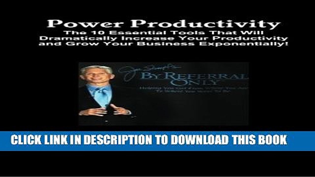 New Book Power Productivity