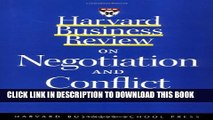[PDF] Harvard Business Review on Negotiation and Conflict Resolution (A Harvard Business Review