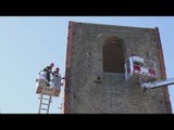 Accumoli (RI) - Terremoto, messa in sicurezza della Torre Civica (29.09.16)