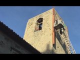 Accumoli (RI) - Terremoto, messa in sicurezza della Torre del Podestà (27.09.16)