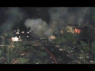 Firenze - In fiamme baracca in campo rom (19.09.16)