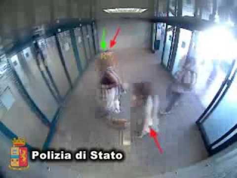 Roma - Rapinatori in azione all'aeroporto di Fiumicino, arrestati dalla Polizia (08.09.16)