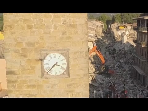 Amatrice (RI) - Terremoto, nuove forti scosse. Si aggrava il bilancio delle vittime (26.08.16)