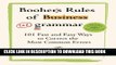[PDF] Booher s Rules of Business Grammar: 101 Fast and Easy Ways to Correct the Most Common Errors