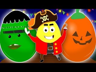 Crazy eggs | Halloween eggs | Halloween songs for kids