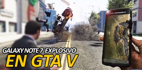 Samsung Galaxy Note 7 explora en GTA V