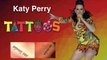 Katy Perry tattoos and their meanings