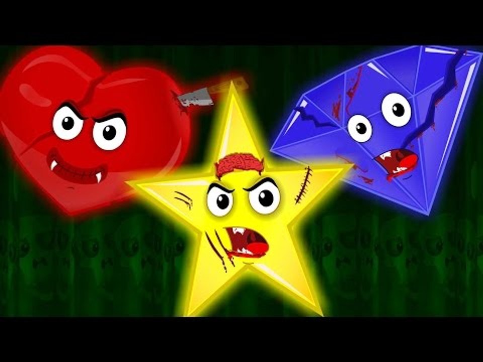 the shapes song | nursery rhymes | learn shapes | scary rhymes | kids videos