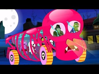 Wheels on the bus | Scary Nursery Rhymes For Kids And Childrens | Song From Haunted House