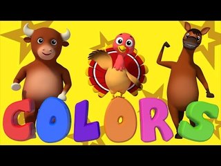Learn Colors | Colors Song | Nursery Rhymes | Farmees | Baby Songs