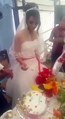 Angry Turkish Groom Hits Bride At Wedding