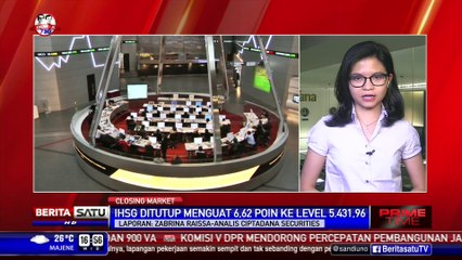 IHSG Ditutup Menguat
