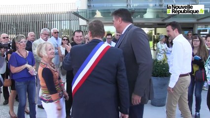 DAVID DOUILLET à l'hôpital de St Aignan