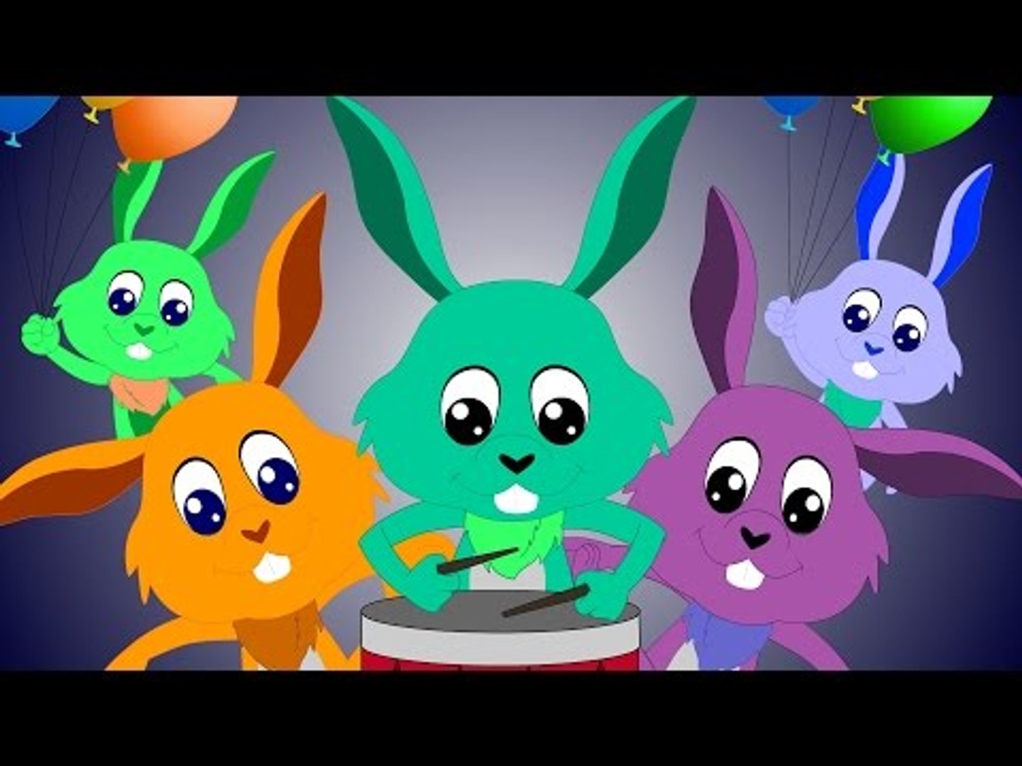 Five Little Rabbits | Animals | Rhymes And Song For Baby - video Dailymotion
